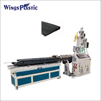Línea de Producción de Tubería Corrugada de Pared Simple de PE de 16-32 mm, Máquina de Extrusión