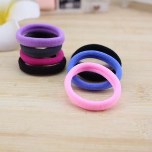 Coleteros de Pelo Trenzados de Alta Elasticidad, Tejido de Tela de Colores Mezclados, Accesorio para el Cabello de Uso Diario - Product Image 1
