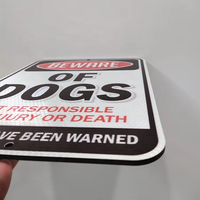 Panneau composite en aluminium à impression UV, résistant aux rayures et durable, pour signalisation de danger