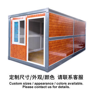 Casa Contenedor Plegable de 20 pies, Estilo Rústico, Transpirable, para Dormitorio, Taller, Oficina en Casa, Hotel, Tienda, Construida con Panel Sándwich de Acero 2 - Product Image 5