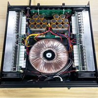 Amplificateur de puissance professionnel SIVG 2U Classe H 4 canaux 800W, son haute fidélité et clair, adapté aux fêtes, aux DJ et aux scènes