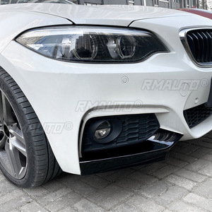 ลิ้นกันชนหน้าสีดำเงา สปอยเลอร์ดิฟฟิวเซอร์ ชุดแต่งสำหรับ BMW ซีรีส์ 2 F22 F23 M Sport ปี 2015-2019 - Product Image 5