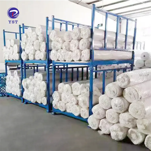 Recubrimiento en polvo apilable Metal Acero Paletas Estantes Tienda Rollos Telas Bastidores - Product Image 5