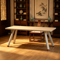 Table de conférence de style simple pour réunions commerciales, mobilier de bureau moderne