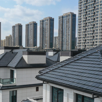 Materiales de Construcción de China, Tejas de Techo Estilo Romano Serie M, Tejas de Techo Semicirculares