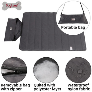 Yeniden kullanılabilir özellik ve seyahat çantası ile taşınabilir açık evcil hayvan battaniyesi kapak katı desen yıkanabilir köpek halısı - Product Image 3