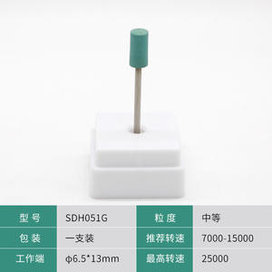 Muelas de Diamante de Zirconia Totalmente Cerámicas, Cabezales de Pulido de Cerámica de Zirconia Dental para Equipos de Limpieza y Obturación Dental - Product Image 6