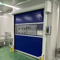 Porte de garage automatique à enroulement rapide en PVC ignifuge et imperméable pour usage industriel, porte intérieure en PVC, porte de garage