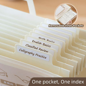 Porte-documents multifonctionnel mural pliable pour suspendre des feuilles <span class=keywords><strong>de</strong></span> test, idéal pour l'école, la salle <span class=keywords><strong>d</strong></span>'étude et la maison - Product Image 6