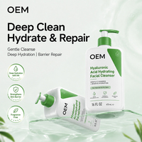 Lait Nettoyant Visage Hydratant Doux au Céramide et Vitamine E, Démaquillant, Vente en Gros OEM pour Soins de la Peau