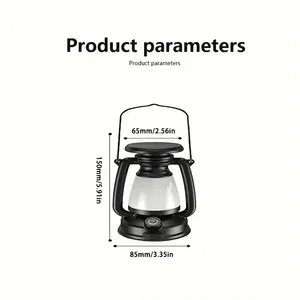 <span class=keywords><strong>Lanterne</strong></span> <span class=keywords><strong>Vintage</strong></span> LED de Camping, Lampe Suspendue d'Extérieur à Flamme Scintillante, Lanternes Rétro - Product Image 3