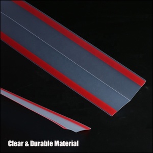 Probebi, protector autoadhesivo para pellizco de dedo, <span class=keywords><strong>bloqueador</strong></span> de huecos de costura de puerta de alta elasticidad, tira de sellado de protección antipellizco de seguridad para bebés - Product Image 1