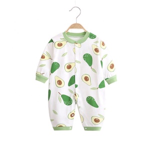 Pyjama <span class=keywords><strong>printemps</strong></span> en coton pour bébé, boutons, manches longues, pour garçon, tenue de nuit pour bébé, prix d'usine, - Product Image 1