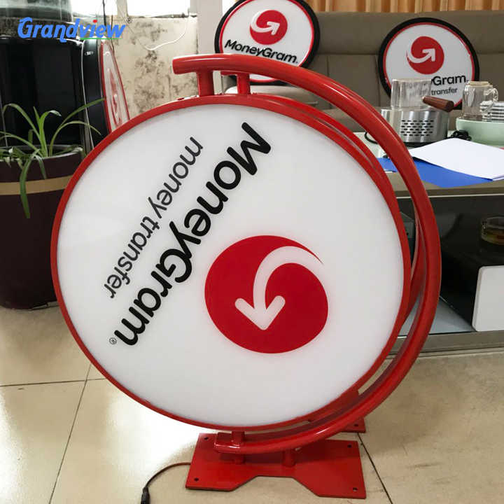 Doubled Sided Branded Light Rotating Sign Box Led| Alibaba.com