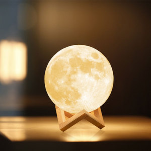 Thân thiện với môi trường 3D IP65 không thấm nước thông minh trăng nghệ thuật trang trí ánh sáng có thể sạc lại điều khiển từ xa giáng sinh đèn LED - Product Image 6