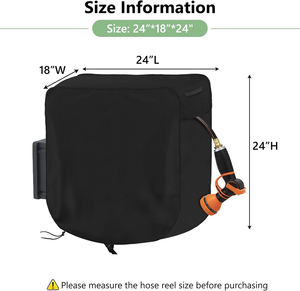 OEM Garden <b>Wall</b>-<b>mounted</b> <b>Hose</b> Reel Cover Protection for Your Retractable Garden <b>Hose</b> Reel Heavy Duty Waterproof and UV Resistant - Product Image 3