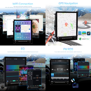 Radio para Auto Podofo de 9.7 Pulgadas, 6+128G, Pantalla Táctil Vertical Estilo Tesla, Estéreo para Auto, CarPlay Inalámbrico, Android Auto, BT/WiFi/GPS/FM/RDS - Product Image 2