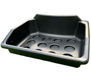 Bandeja Expendedora de bebidas de plástico portátil con correa para el hombro Bandeja de exhibición de bebidas promocional de mano - Product Image 2