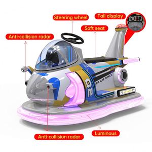 Manège pour enfants : Voiture de parc d'attractions, équipement de divertissement attrayant, voiture tamponneuse avion pour enfants - Product Image 2