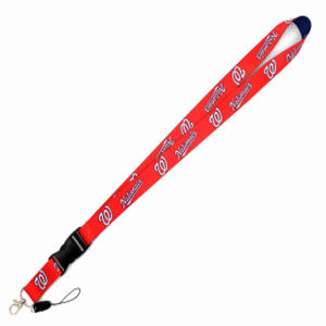 Benutzer definierte Breakaway Sublimation bedruckte Polyester <span class=keywords><strong>Lanyard</strong></span> mit Baseball Sports Fan Logo - Product Image 6