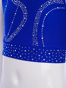 Costumes de danse lyrique pour filles de 6 à 16 ans, hauts de gymnastique, crop tops pour la pratique, les spectacles, les compétitions et la danse de louange. - Product Image 4