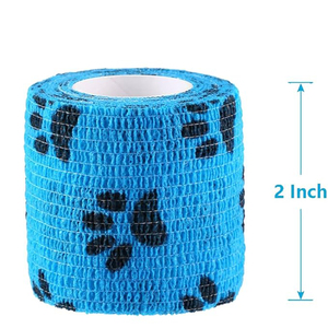 Vendaje autoadhesivo elástico no tejido de todos los tamaños personalizado, cinta deportiva atlética, vendaje elástico cohesivo, envoltura veterinaria para perros y gatos - Product Image 2