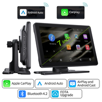 Ottocast 7 Zoll PND Kabelloses Carplay Android Auto AirPlay Android Bildschirmübertragung MicroSD-Wiedergabe FM AUX 1 Jahr Garantie
