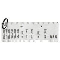 Industrial Grade Thickness Gauge Measuring Tool for Machine Tools Stainless Steel Weld Inspection Ruler OEM LIONYE LY1317