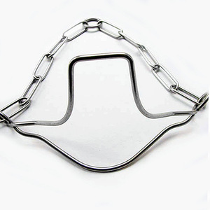 <span class=keywords><strong>Collar</strong></span> de Adiestramiento para Perros de Acero Inoxidable, Estilo Chino, Patrón Monocromático, Cadena para Exhibición en Competencias, para Uso en Arenas - Product Image 5