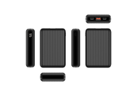 NP107D Batterie externe portable 10000mAh 30W à charge rapide, haute efficacité, chargeur de batterie Li-Ion ABS pour ordinateur portable, montre connectée, écouteurs