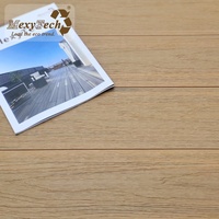 Plancher de terrasse en bois composite WPC extrudé anti UV écologique et résistant au feu sans écart