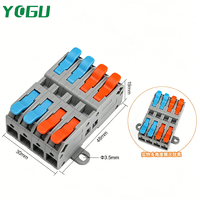 Manual de Operación Completo en Inglés para Conectores de Cable YOGU, Guía de Cableado Clara, Pasos de Instalación y Operación para Electricistas en el Extranjero
