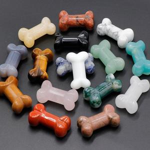 2024มาใหม่<span class=keywords><strong>พลอย</strong></span>แกะสลักคริสตัลควอตซ์มินิน่ารักสุนัขกระดูกสำหรับทำเครื่องประดับหรือตกแต่ง - Product Image 1