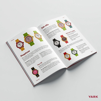 Impression de brochures, catalogues et magazines d'entreprise sur mesure, vente chaude du fabricant, impression offset OEM pour les montres et l'électronique