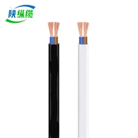 Cable de Cobre Plano Flexible de 2 Núcleos con Aislamiento de PVC, Equivalente a SPT, Cable de Alimentación Eléctrica para Cableado Doméstico