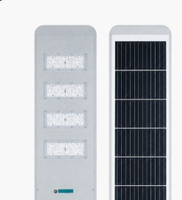 Lampadaire solaire tout-en-un avec caméra de sécurité, indice de protection IP65, construction en aluminium LED, certifié CCC et ROHS