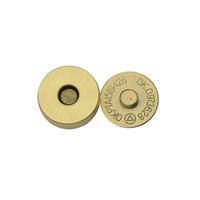Stock 18mm circulaire bouton pression magnétique fait à la main bricolage accessoires de quincaillerie pour sac vêtement fabrication métal boucles magnétiques