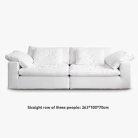 Canapé modulable italien relaxant pour salon moderne – Design de canapé de salon italien – Mobilier de maison
