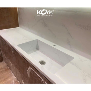 Koris Đá Nhân Tạo Hàn Quốc nhà bếp Countertop 12 mét tinh khiết sửa đổi acrylic rắn bề mặt tấm đá cẩm thạch cho corians truy cập hàng đầu - Product Image 3