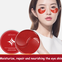 Ginseng rouge coréen anti-âge 24K or cristal hydrogel nourrissant collagène Gel Patch sous masque pour les yeux