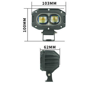 DUPANQ <span class=keywords><strong>Phare</strong></span> de travail <span class=keywords><strong>LED</strong></span> <span class=keywords><strong>12V</strong></span> en aluminium de 3 pouces de classe A, <span class=keywords><strong>longue</strong></span> <span class=keywords><strong>portée</strong></span> pour véhicules tout-terrain 4x4 - Product Image 4