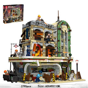 Micro giocattoli educativi in plastica blocchi di costruzione a due piani europeo a lisbona stazione del <span class=keywords><strong>Tram</strong></span> modello per bambini Street View <span class=keywords><strong>giocattolo</strong></span> - Product Image 3