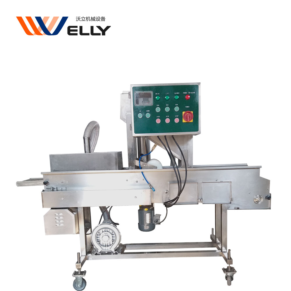 Professional Egg Patty Crumbs Beef Cutlet Bread Crumbs Chicken Cutlet Meat Pie Breadcrumbing Coating Machine Customizable