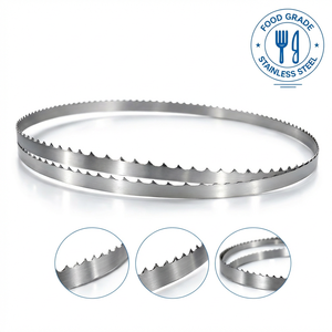 Manufacturer Direct Supplier High Quality Teeth Hardened Bandsaw Food Grade Band <b>Saw</b> Blade for Food Meat <b>Bone</b> Cutting - Product Image 1