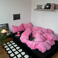 Linge de lit super chaud et moelleux, épais, king size, plaid, couettes de maison, couvertures, ensembles de draps de lit, vente en gros