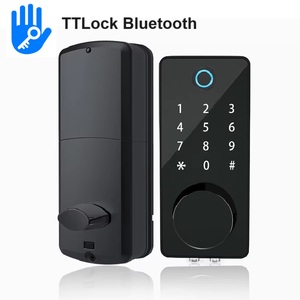 Cerradura inteligente TTLock y <span class=keywords><strong>Tua</strong></span> inalámbrica Smart Door cerradura de puerta con huella dactilar digital WiFi puente puerta de enlace opcional - Product Image 5