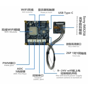 High Definition Mini Camera Module Custom Imx258 13mp 4k 30fps Coaxal <b>Cable</b> Usb 2.0 Customization Small - Product Image 5