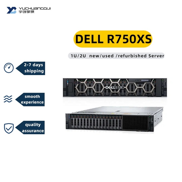Second Hand Server Dell Poweredge R750xs Server 3rd Generation Intel Xeon Scalable Processor