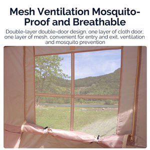 Factory Direct tente extérieure 2 en 1 pour 3 à 5 personnes <span class=keywords><strong>avec</strong></span> <span class=keywords><strong>extension</strong></span> d'auvent <span class=keywords><strong>abri</strong></span> de camping pour aventures en plein air camping - Product Image 5