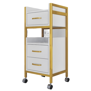 Barber shop <b>tool</b> cart, hair salon dedicated <b>tool</b> stand, multi-functional storage rack, beauty salon hair cabinet salon - Product Image 3